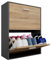 Organize Schuhschrank für Schuhe 12 Paar - Schuhregal mit großer Kapazität für Eingang, Flur - MDF Holz Stil - B60xD24xH80 cm - Weiß
