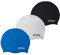 Intex Gorro natación Silicona, Unisex, para Mujeres y Hombres, Talla única, 3 Colores Surtidos, Envío Aleatorio, Negro, Blanco o Azul, Gorros Piscina, para Nadar (55991)