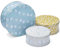 COOKSMART England Set of 3 Cake Storage Tins | British Designed Nesting Cake Tins for Cakes & Biscuits | Cake Tin/Biscuit Tin Available as Square Cake Storage Tin or as Round Cake Storage Tin