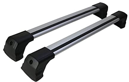 OMAC Dachträger Gepäckträger kompatibel mit BMW 1er F20 2011-2019 Grundträger Alu Silber 2X