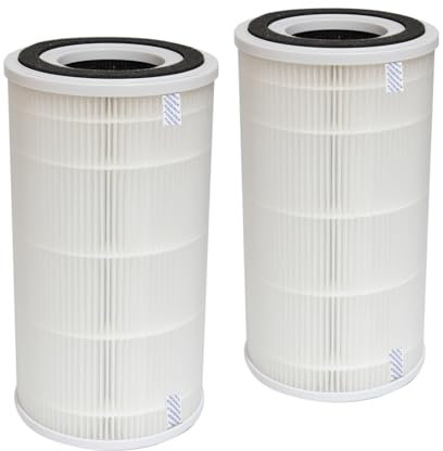 PUREBURG AP04 Replacement True HEPA Filter Compatible with CONAIRPURE Air Purifier AP04,H13 Activated Carbon Medium Room,2-Pack