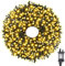 SALCAR 5m Outdoor Christmas Fairy Lights with 3m Power Cable, 8 Modes, Memory & Timer Function, Rainproof String Lights for Christmas Trees, Parties, Weddings - Warm White