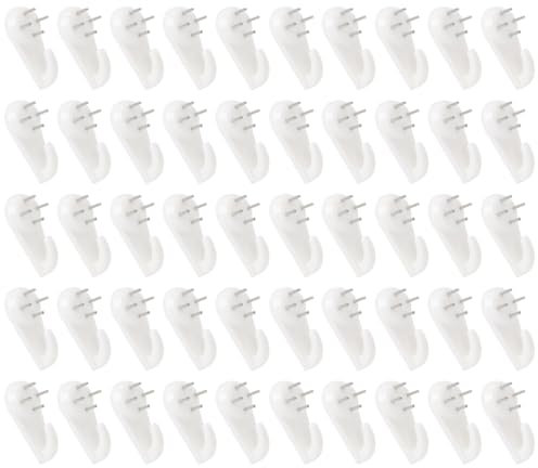 FKWKUW 50 Ganchos De Pared Sin Dejar Rastros para Colgar Cuadros