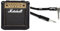 Marshall MG10G 10W Electric Guitar Combo Amplifier & Fender Professional Series Instrument Guitar Cable, 10 ft, Straight/Angle, Black, 3m