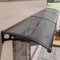 Door Awnings Exterior, Polycarbonate Cover Awnings for Doors Entrance, Awning for Door Window Exterior with Aluminum Bracket for Sun Shutter, UV, Rain and Snow Protection-B-60x60cm/24x24in