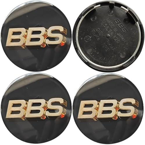 dzggs 4 stück Auto Nabendeckel für BBS 70mm, Felgenkappen Radnabenkappen Nabenabdeckung Radnaben Mittel Abdeckungen Abzeichen Sticker,C