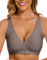 Yutdeng Amaframe Reggiseno Senza Ferretto Donna Reggiseni Senza Cuciture Reggiseno Push Up Imbottito Reggiseno con Spalline Regolabili Bralette Donna Comodo