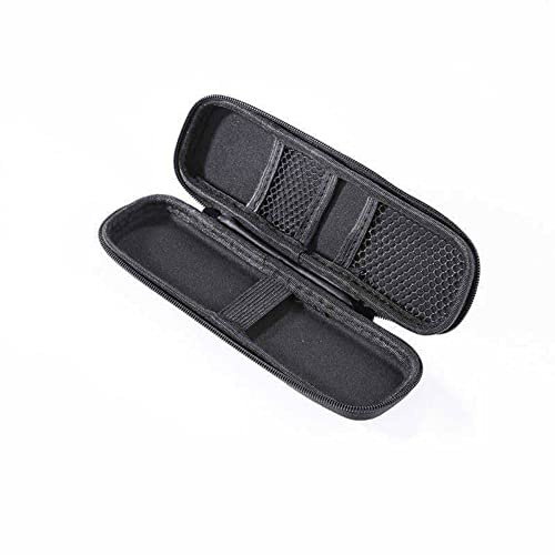 Toilettenbeutel Tragbares Reisefall für Augen Make -up Pinsel Lidschatten Pinsel Eyeliner Augenbrauen Schutzabdeckung Aufbewahrung (schwarz)