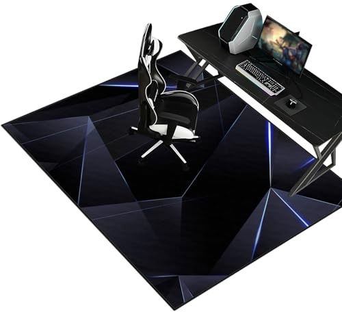 Fzamudng Tapis Chaise de Bureau Gaming Antidérapant 70 x 90 cm