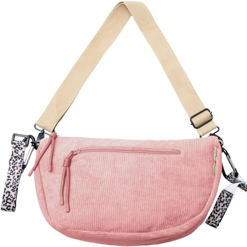 Jubi® Wickeltasche Cord Pink, Kinderwagenorganizer & Umhängetasche