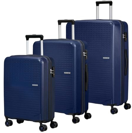 American Tourister Trolley Summer Hit 3 PC Set A Navy dunkelblau 76cm