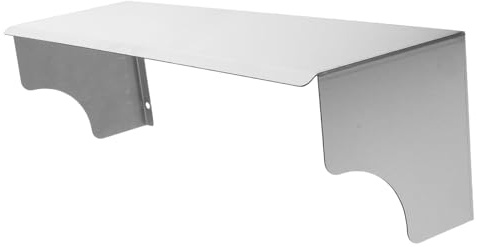 Briefkasten Regenschutz Abdeckung für Wandmontage Edelstahl Silber | Briefkasten Namensschild Abdeckung, UV und Regenschutz, Universelle Passform, Platzsparend für Draußen