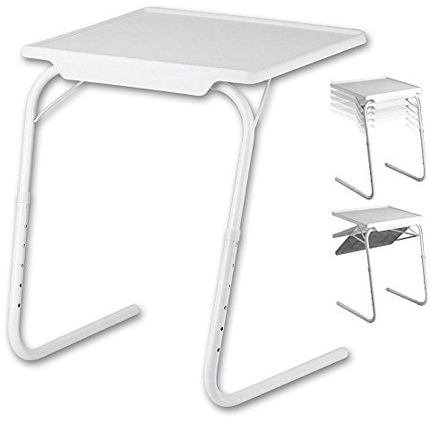 Aidapt Light Duty, Easy to Move, Portable, Foldable, Adjustable, Multi Functional Table. White