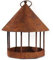 Vogelhaus Futterhaus, Edelrost