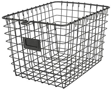 Spectrum 47870 Kleiner Aufbewahrungskorb, metall, Industrial Gray, S