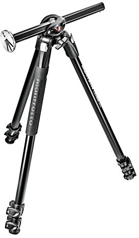 Manfrotto MT290DUA3 290 DUAL Alu Stativ mit 3 Segmente (90 Grad, umlegbare Mittelsäule)