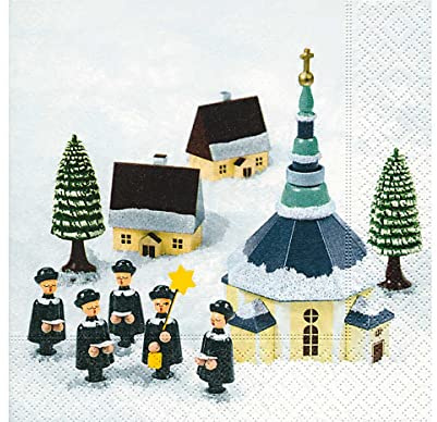 20 Servietten Weihnachten Seiffener Kirche