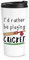 I'd Rather Be spielt Cricket Reise Becher Tasse
