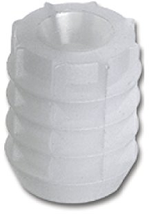 70.0532 - Tassello, 8,6 mm x 10,6 mm, per cerniere in plastica, confezione da 100