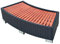 Festnight Spa-Einstiegsstufe Einstieg aus Polyrattan Whirlpool-Einstieg Einstiegshilfe 92 x 45 x 25 cm Schwarz