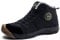 Axcone Stivali Uomo Donna Invernali Impermeabili Trekking Outdoor Caldo Cotone Scarpe Piatto Caviglia Stivaletti Neve - Nero 45EU