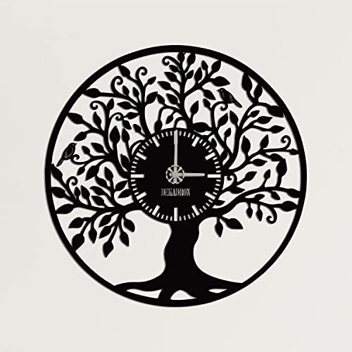 albero della vita unico design – Orologio da parete in metallo