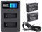 Yangers 2 Pack 1500mAh LP-E17 Battery + USB Dual Charger Set for Canon EOS M3 M5 M6 750D 77D 200D 800D 8000D Rebel T6i T7i