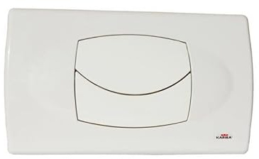 Kariba Plaque 2 Knöpfe weiße 306200 Duo