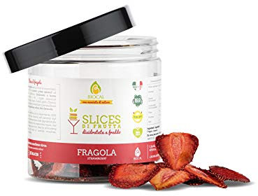 Biocal® - Tranches de fraise séchée naturelles 55gr