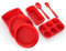 PARMEDU 7 in 1 Antihaft-Silikon-Backform-Set Backformen BPA-frei Hitzebeständig, Kuchenpfanne Laibform Utensil zum Backen für Kuchen Brot Pfannkuchen Crepe Cupcake Muffin Scone, Upgrade-Modell BK001