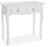 Versa Console Lyon de Style provençal, Dimensions (H x L x l) 77 x 35 x 80 cm, Blanc