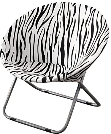 imprimé Housses de Chaise de Soucoupe, 1 pièce Extensible Housse de Chaise de Soucoupe Ronde Spandex Housses de Chaise de Lune avec Bas élastique protecteurs de Chaise de Lune -J-Grand