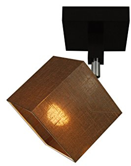 alfalux Deckenlampe LLS11BRDPR dreh- und schwenkbar Deckenstrahler Deckenleuchte Leuchte 1-flammig Holz Kinderzimmer Wohnzimmer Lampe LED-geeignet (BRAUN)