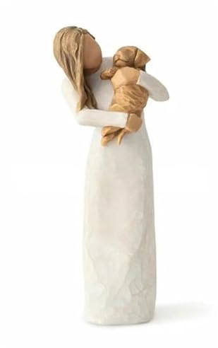 Engel Statuen Und Figuren, Harz Statue Umarmen Hund Engel Figur, Hand-Painted Engel Sammelfigur, Home Schlafzimmer Wohnzimmer Tischplatte Regal Dekor (1)