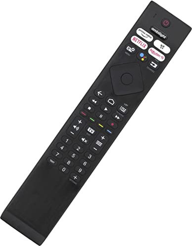 Genuine Replacement 996592300306 Voice TV Remote Control Compatible with Philips 55PUS7008 Ambilight Smart 4K UHD HDR LED