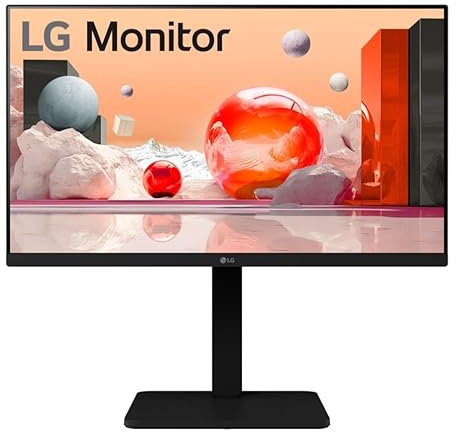 LG 24BA560-B Monitor LED IPS 23,8 pollici, Full HD 1920x1080, 100Hz, 5ms, nero