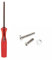 CPAOWEHF Screws Set Gasket & Head Screwdriver for Console Removal Installation Tools Gaming Accessories