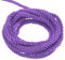 QUARKZMAN Corda Intrecciata in Poliestere, 5 Iarde 3mm 3-Fili Corda Intrecciata Brillante per Tende da Esterno per Borse Regalo Decorativa di Natale, Viola Profondo - 5M