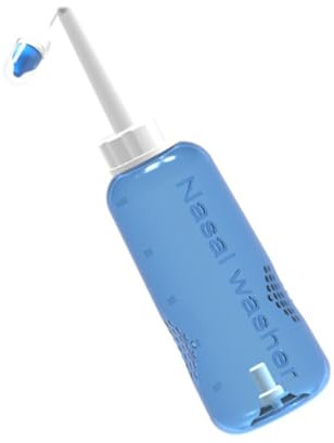 NOLITOY Botella De Lavado Nasal Con Válvula Automática Irrigador Nasal Para Adultos y Niño Niña Transparente y Práctica Para Limpieza De Senos Nasales