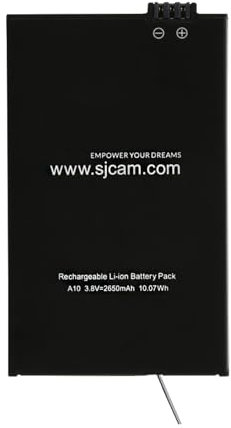 Batterie Au Lithium A10 Batterie Li-on SJCAM Accessoires Chargeur De Batterie Accessoires, Compatible for SJCAM A10, Caméra De Sport DV Sjcam A10 Pack De Batterie(1 Battery)