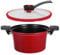 WEKADRIN Multifunctional Low Pressure Cooking Pot Ergonomic Non-stick Soup Pot for Gas and Induction Cookers Compact Design High Temperature Resistant for Nutritious Meals