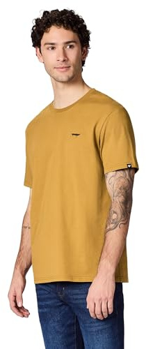Ragwear Herren Boxy T-Shirt aus GOTS-zertifizierter Bio-Baumwolle (Heavy Weight) mit Rippkragen und Skateboard-Stickerei Samms I GOTS YOUMODO S-4XL