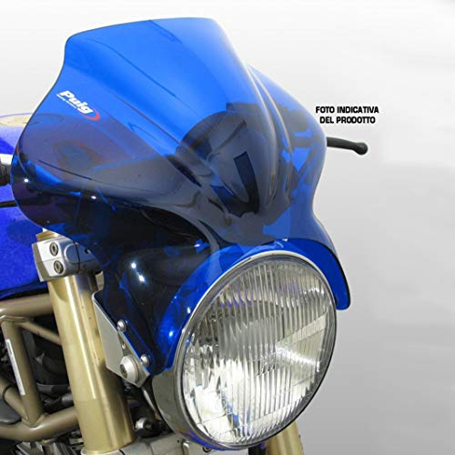 Puig 2174A Short Windscreens for Round Headlights specific design, Blue
