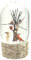 Spieluhrenwelt MMM GmbH, 857887 Spieluhr ovale Schneekugel Baum mit Vögel und Wildtieren