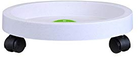 SH Lot de 2 palettes de plantes en pot avec roulettes pour pot de fleurs - Pour intérieur ou extérieur - Roulettes à roulettes - Plateau roulant - Support de pot mobile - 10