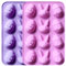 Osterei und Hase Silikon Schalen Tablett pralinenform silikon 2pcs erei und Hase Silikonformen Tablett Schokoladenform 12 Mulden Silikonform für Ostern Schokolade Gummibäck und Süßigkeiten- Pink Lila