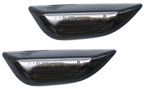 LED Seitenblinker Schwarz Eintragungsfrei