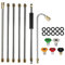 Tbkoly Gutter Cleaning Tool Pressure Washer - Extension Wands, Roof Cleaner Nozzle - 4000 Psi 5 Tips, Window Washing Accessories, Power Washer