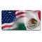 Pehede Nummernschild Amerika Mexiko Flagge Dekoratives Frontkennzeichen 15,2 x 30,5 cm