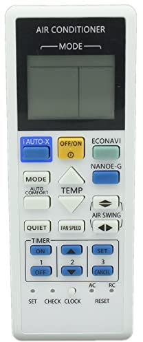 Ersatz A75C4543 Fernbedienung für Panasonic Klimaanlage auch kompatibel mit A75C3300 A75C3208 A75C3706 A75C3708